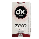 کاندوم بدون لاتکس برند اوکی - okey مدل Zero Tenn سایز M بسته 8 عددی